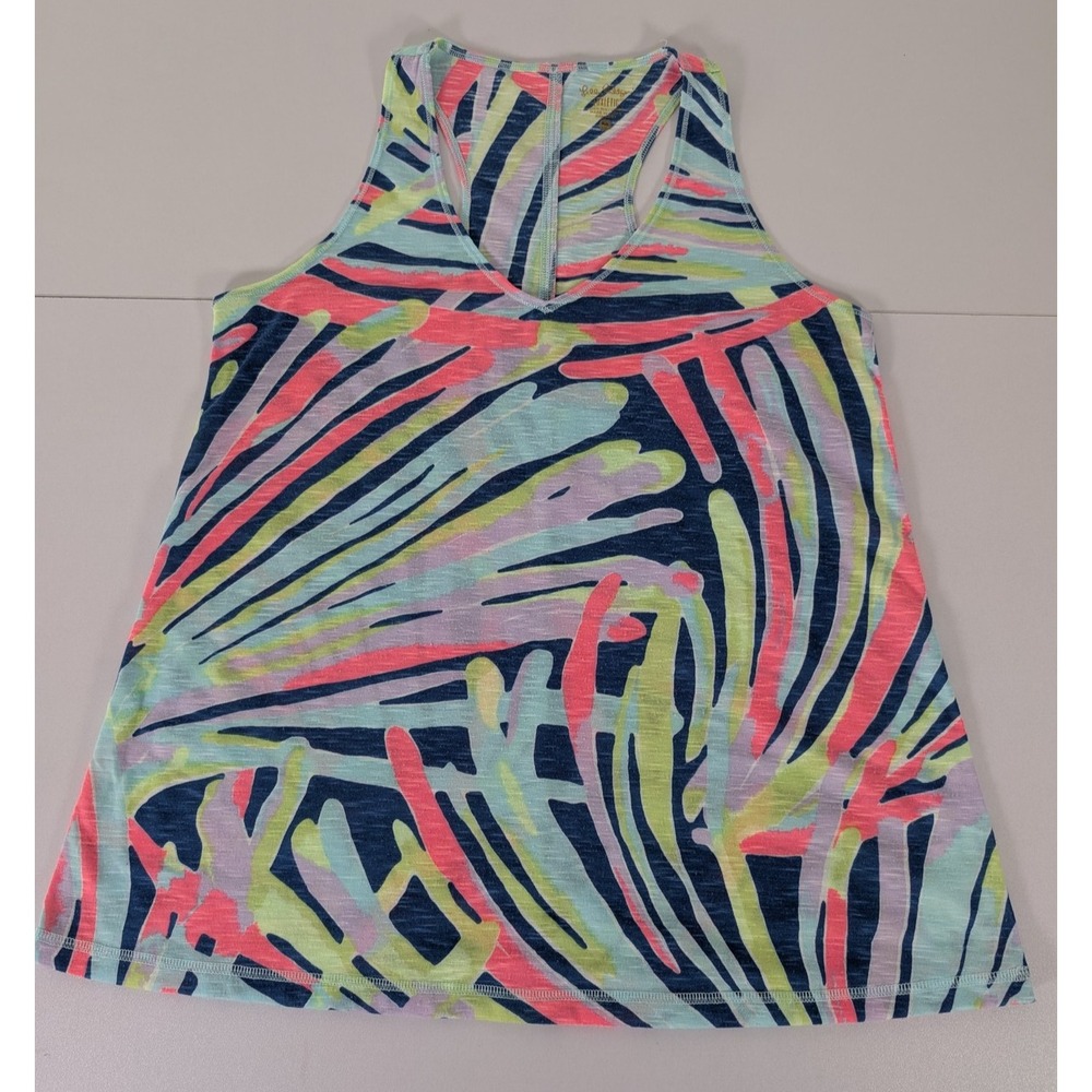 Lilly Pulitzer Luxletic Tank‎ Top Womens Medium Racerback Activewear 25224
